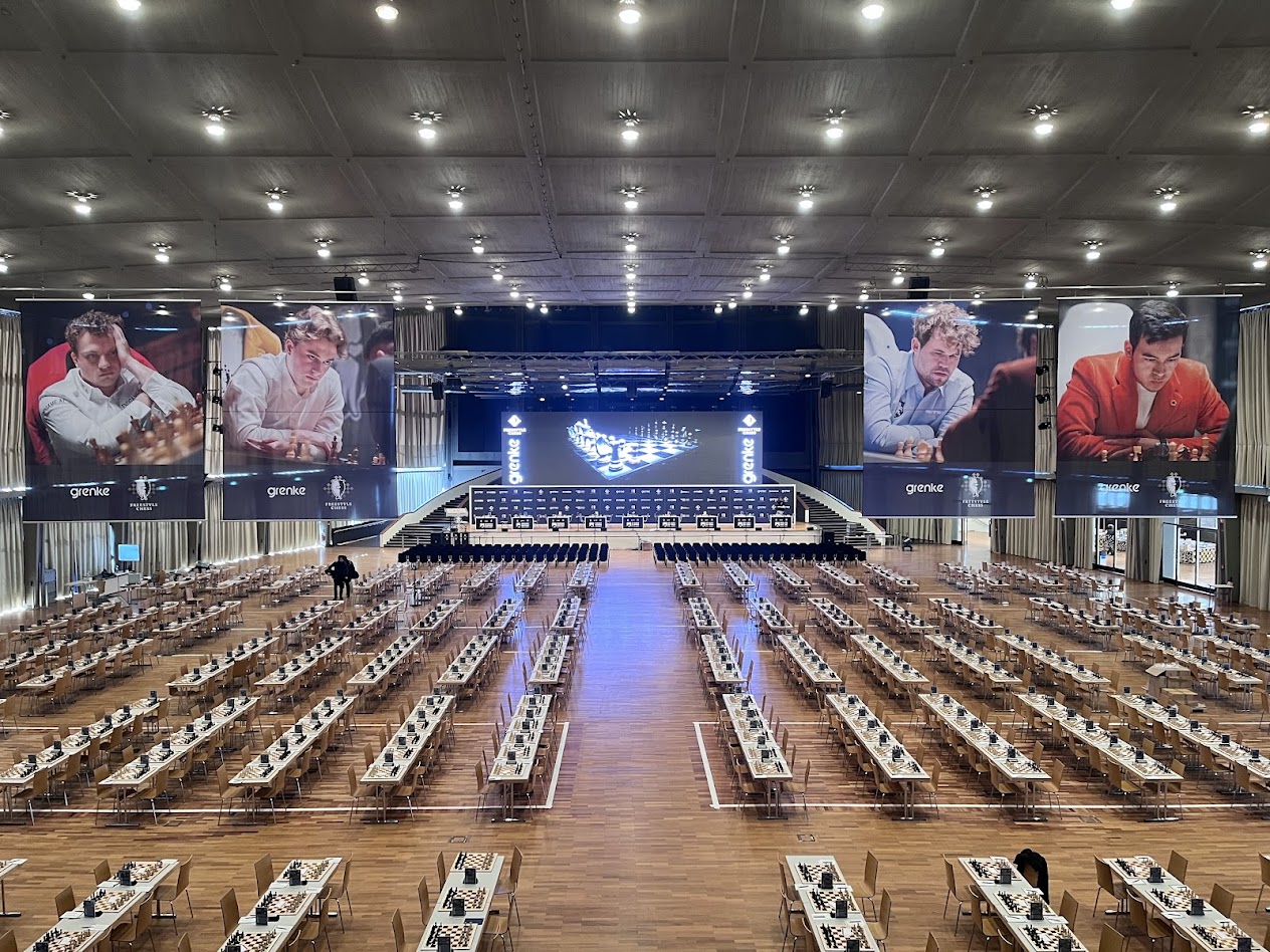 Kleiner Spielsaal des grenke Chess Festival